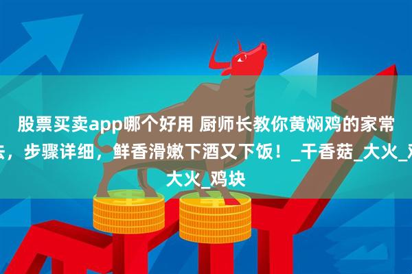 股票买卖app哪个好用 厨师长教你黄焖鸡的家常做法，步骤详细，鲜香滑嫩下酒又下饭！_干香菇_大火_鸡块